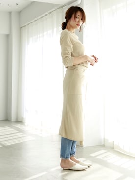 金子三記(miki)さん(レディース・170cm)の冬コーディネート