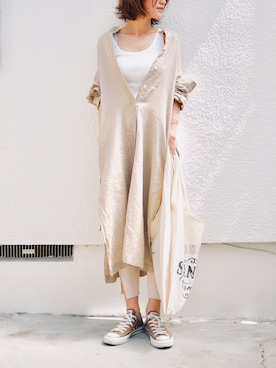 金子三記(miki)さん（レディース・170cm）の秋コーディネート