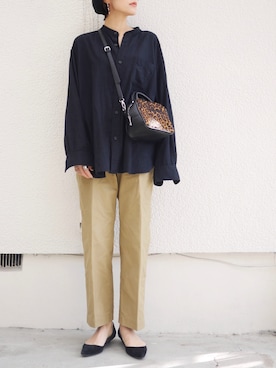 「アイテム（ピアス（両耳用））」を使った、金子三記(miki)さん（レディース・170cm・40代）の秋コーディネート