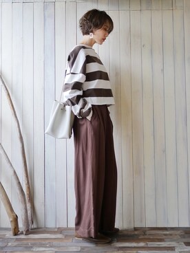 「アイテム（ピアス（両耳用））」を使った、金子三記(miki)さん（レディース・170cm・40代）の夏コーディネート