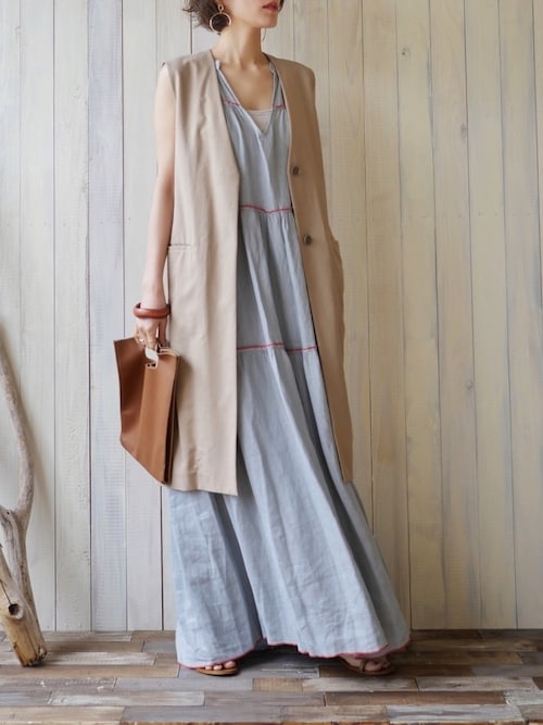 春ワンピースコーデ21年版 大人女子が着たいワンピースコーデ47選 Unisize ユニサイズ