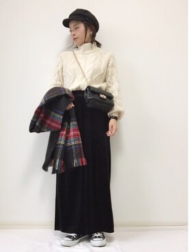 emineoさん（レディース・151cm）の冬コーディネート