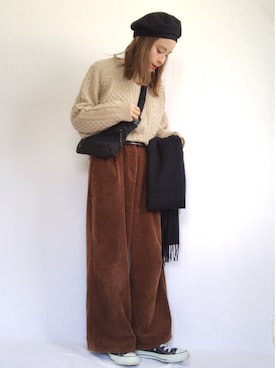 「CIEL（シエル）のアイテム」を使った、emineoさん（レディース・151cm）の冬コーディネート