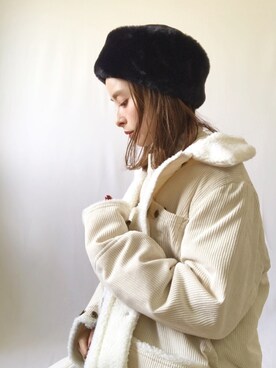 「hunch（ハンチ）のアイテム（その他アウター）」を使った、emineoさん（レディース・151cm）の秋コーディネート