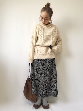 emineoさん（レディース・151cm）の冬コーディネート