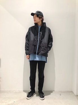 「TAKAHIROMIYASHITATheSoloIst.（タカヒロミヤシタザソロイスト）のアイテム（シューズ）」を使った、Gaku Ishiharaさん（メンズ・180cm）の秋コーディネート