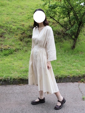 「apres jour（アプレジュール）のアイテム（その他シューズ）」を使った、kanamichiさん（レディース・162cm）の夏コーディネート