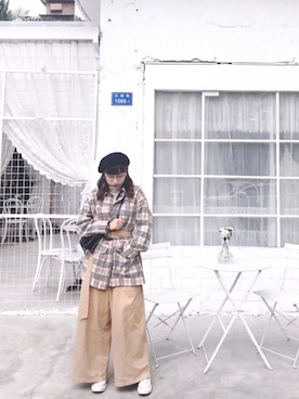 「MONKI（モンキ）のアイテム（バッグ）」を使った、hellojcjcさん（レディース・158cm）の夏コーディネート