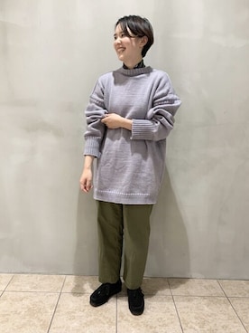 「cellar door」｜「アイテム（ブーツ）」を使った、藤原さん（レディース・154cm）の秋コーディネート
