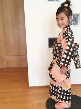「RADCHAP（ラッドチャップ）のアイテム（サンダル）」を使った、めーーさん（キッズ・110cm）の夏コーディネート