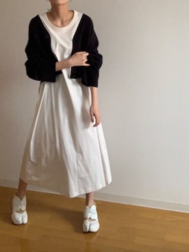 コットンリネンワンピース 半袖 を使った人気ファッションコーディネート Wear