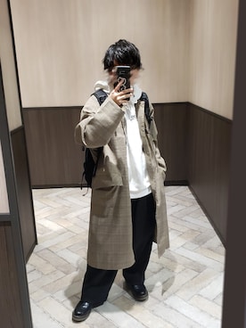 「しまむら（シマムラ）のアイテム（ブーツ）」を使った、yrchnnさん（メンズ・158cm）の春コーディネート