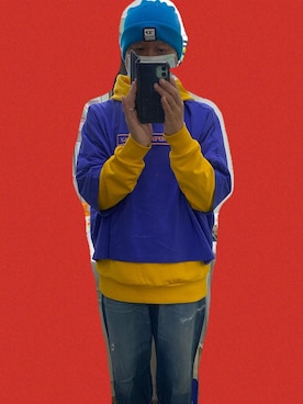 「DIESEL（ディーゼル）のアイテム（Tシャツ/カットソー）」を使った、showchan101さん（メンズ・172cm）の冬コーディネート