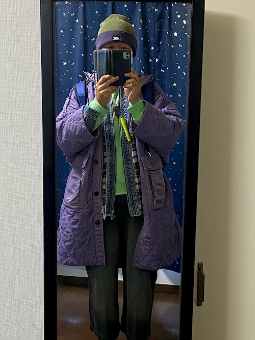 DIESEL チェック柄 デニムジャケット DIESEL ディーゼル オーバーサイズ チェック柄 ブークレ デニム