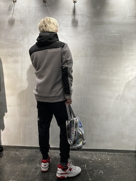 「muta（ムータ）のアイテム（ブルゾン）」を使った、utaさん（メンズ・168cm）の冬コーディネート