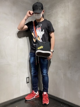 「NO COMMENT PARIS（ノーコメントパリ）のアイテム」を使った、utaさん（メンズ・168cm）の春コーディネート