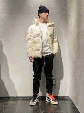 「muta（ムータ）のアイテム（ブルゾン）」を使った、utaさん（メンズ・168cm）の冬コーディネート