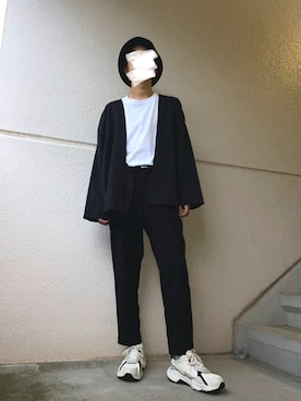 「ラブアンドピース2020」｜「アイテム（スラックス）」を使った、penさん（メンズ・174cm）の秋コーディネート