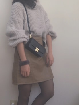 Nanoha.❤︎さん（レディース・162cm）の冬コーディネート