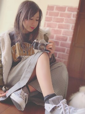 Nanoha.❤︎さん(レディース・162cm)の冬コーディネート