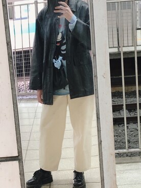 「REGiSTA（レジスタ）のアイテム」を使った、こうたの私服さん（メンズ・175cm）の冬コーディネート