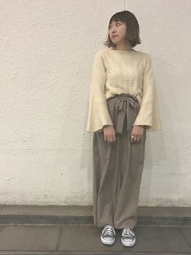 sanako_yoshidaさん（レディース・157cm）の冬コーディネート