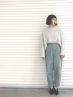 「KIWI（キィウイ）のアイテム」を使った、sanako_yoshidaさん（レディース・157cm）の冬コーディネート