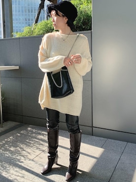 「loti（ロティ）のアイテム」を使った、sanako_yoshidaさん（レディース・157cm）の冬コーディネート