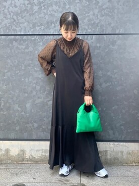 「RECOMMEND  ITEM STYLING」｜「アイテム（ワンピース/ドレス）」を使った、福井（fukui）さん（レディース・159cm）の夏コーディネート