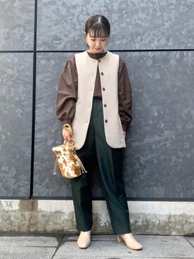 福井(fukui)さん(レディース・159cm)の秋コーディネート