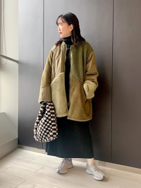「RECOMMEND  ITEM STYLING」｜「アイテム（ワンピース/ドレス）」を使った、福井（fukui）さん（レディース・159cm）の秋コーディネート