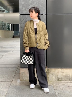 「FIVEBROTHER（ファイブブラザー）のアイテム」を使った、福井（fukui）さん（レディース・159cm）の冬コーディネート