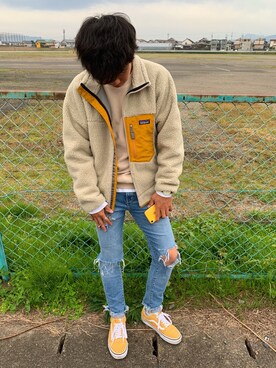 ochre vans outfit