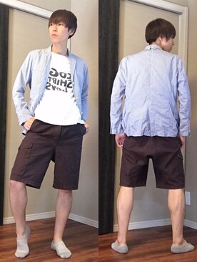 テーラードジャケットを使った 春夏コーデ のメンズ人気ファッションコーディネート Wear