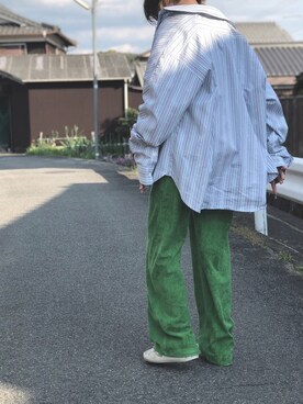 「Dessin de Mode（デッサンドモード）のアイテム（トップス）」を使った、Colinさん（レディース・168cm）の春コーディネート