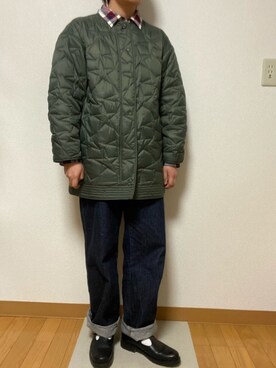 「CONVERSE TOKYO（コンバーストウキョウ）のアイテム（ジャケット/アウター）」を使った、かんみさん（レディース・163cm）の冬コーディネート