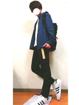 「BEAUTY&YOUTH UNITED ARROWS（ビューティーアンドユースユナイテッドアローズ）のアイテム（ナイロンジャケット）」を使った、shibaさん（メンズ・173cm）の冬コーディネート