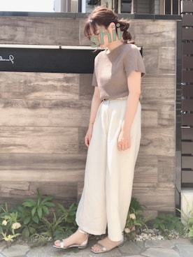 「SPICA（スピカ）のアイテム」を使った、しいこさん（レディース・155cm）の夏コーディネート