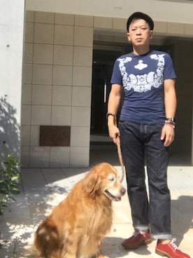 「JUNYA WATANABE MAN（ジュンヤワタナベマン）のアイテム（ハンチング/ベレー帽）」を使った、yasuさん（メンズ・174cm）の秋コーディネート