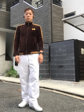 「アイテム（ジャージ）」を使った、yasuさん（メンズ・174cm・40代）の秋コーディネート