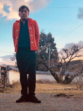 「JUNYA WATANABE MAN（ジュンヤワタナベマン）のアイテム（ニット/セーター）」を使った、yasuさん（メンズ・174cm）の冬コーディネート