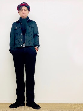 「トリッカーズ」｜「アイテム（帽子）」を使った、yasuさん（メンズ・174cm）の冬コーディネート