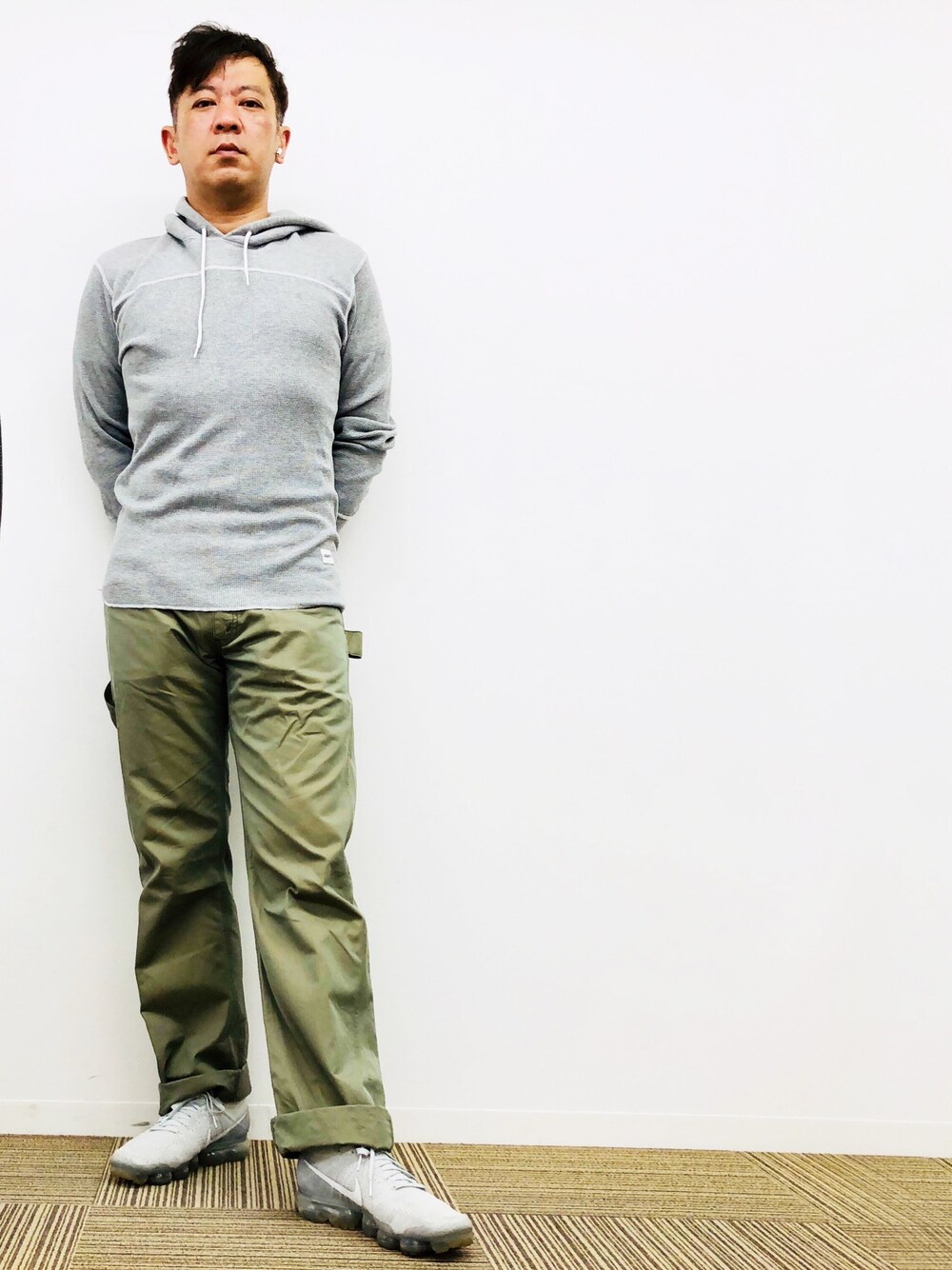 comme des garcons homme カーゴ風ストレートパンツ COMME des GARCONS HOMME MIXカーゴパンツ style. 2021.03.14