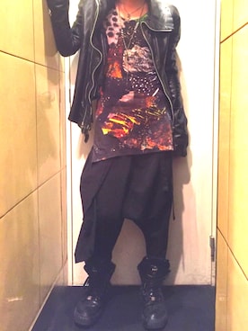 「Chrome Hearts」｜「アイテム（その他アウター）」を使った、マオニート🤓さん（メンズ・165cm）の秋コーディネート