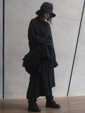 えいりさんの（Yohji Yamamoto +Noir | ヨウジヤマモトプリュスノアール）を使ったコーディネート