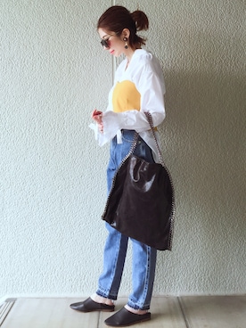 「kormarch」｜「アイテム（アクセサリー）」を使った、MISATO さん（レディース・161cm）の春コーディネート
