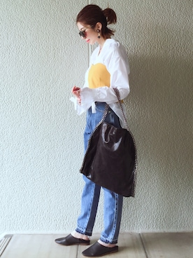 MISATO さんの「FRENCH NOUVEAU W-FRONT SLIM」を使ったコーディネート