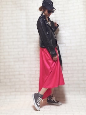 「甘辛mix」｜「アイテム（雑貨/ホビー）」を使った、MISATO さん（レディース・161cm）の春コーディネート