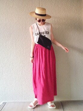 MISATO さん（レディース・161cm）の夏コーディネート