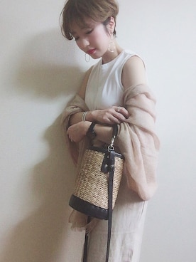 「sankyo shokai（サンキョウショウカイ）のアイテム」を使った、MISATO さん（レディース・161cm）の春コーディネート